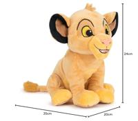 Disney pluchen knuffel Simba - 35 cm - thumbnail