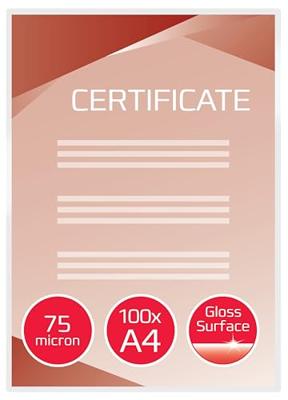 GBC Lamineerfolie DIN A4 75 micron glanzend 100 stuk(s)