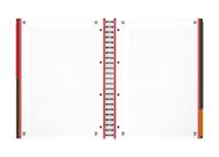 Oxford INTERNATIONAL filingbook, 200 bladzijden,ft A4+, geruit 5 mm - thumbnail