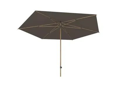 4-Seasons stokparasol Azzurro 300 cm - Woodlook/charcoal