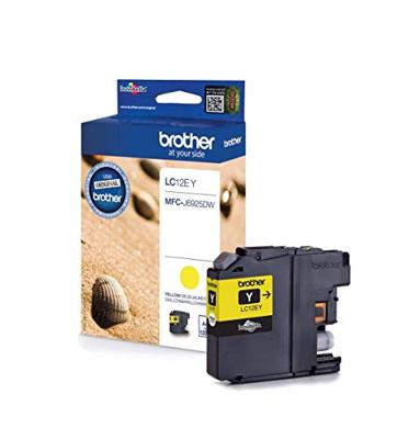 Brother LC-12EY inktcartridge Origineel Geel 1 stuk(s) Brother LC-12EY inktcartridge Origineel Geel 1 stuk(s)