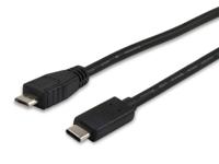 Equip USB 2.0 kabel MicroB->C M/M 1,0 m Type C Polybag - thumbnail