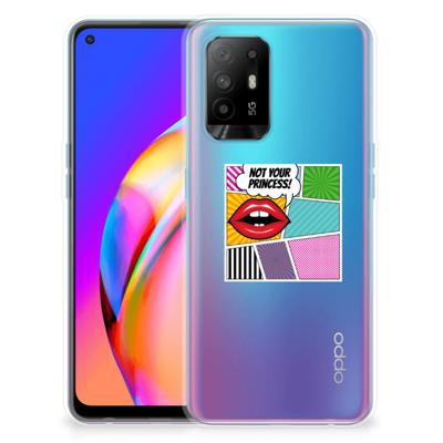 OPPO A94 5G | Reno5 Z | Sillicone Back Cover | Popart Princess
