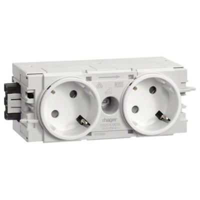 Hager Tehalit Stopcontact voor Accessoires voor elektroplintsysteem Wit 1 stuk(s) Hager Tehalit Stopcontact voor Accessoires voor elektroplintsysteem Wit 1 stuk(s)