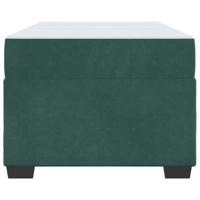 Bedframe met matras met matras Donkergroen 90 x 190 cm Fluweel - thumbnail