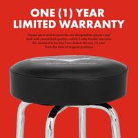 Fender Custom Shop Logo Barstool 24" Black/Chrome gitaarkruk (61 cm) - thumbnail