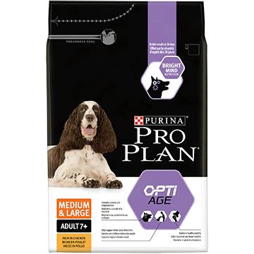 Pro Plan Medium & Large Adult 7+ Age Defence met kip hondenvoer 2 x 14 kg