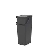 Brabantia sort & go afvalbak 40l grey - thumbnail