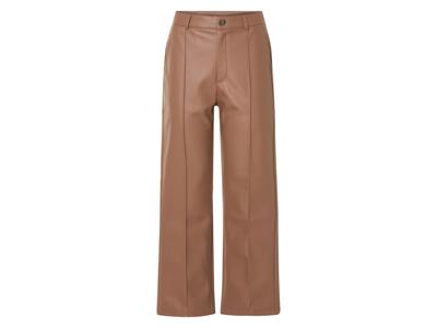 esmara Dames broek - Wide leg (Bruin, 38) esmara Dames broek - Wide leg (Bruin, 38)