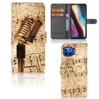 Motorola Moto G 5G Plus | Telefoonhoesje met foto | Bladmuziek - thumbnail