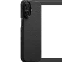 Pitaka Ultra slim hoesje iPhone 17 - Black/Grey - thumbnail