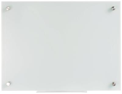 SpeaKa Professional Glazen magneetbord SP-BWM-200 (b x h) 600 mm x 450 mm Wit Glad Incl. opbergbakje