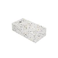 Fontein INK Versus 36x18x9cm Composiet Links Met Kraangat Mat Multi Terrazzo - thumbnail