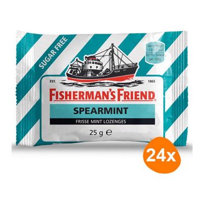 Fisherman's Friend - Spearmint Suikervrij - 24 Stuks Fisherman's Friend - Spearmint Suikervrij - 24 Stuks