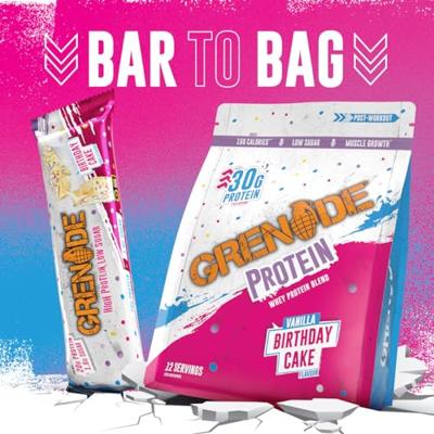 Grenade Protein Birthday Cake (480 g) Grenade Protein Birthday Cake (480 g)