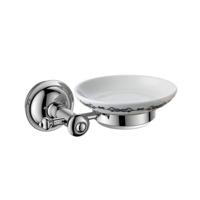 Zeephouder Sapho Astor Hangend 15.3x5.8 cm Chroom / Wit - thumbnail