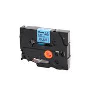 Huismerk Brother TZe-541 Labeltape 18mm Zwart op Blauw - thumbnail