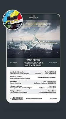 Heller 57092 STARTER KIT TASK FORCE RAVITAILLEMENT A LA MER Bouwpakket Schaal 1:400"