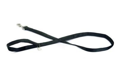 Hondenriem Mac Leather 120cm x 25mm zwart Hondenriem Mac Leather 120cm x 25mm zwart
