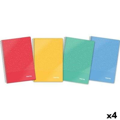 Boek over Ringen Imprex Din A4 80 Lakens (4 Stuks)