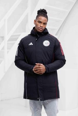adidas Ajax Parka 2025-2026 Zwart Wit Rood