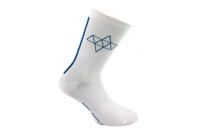 Acht Supply Kom Double Sokken - Wit/Blauw - thumbnail
