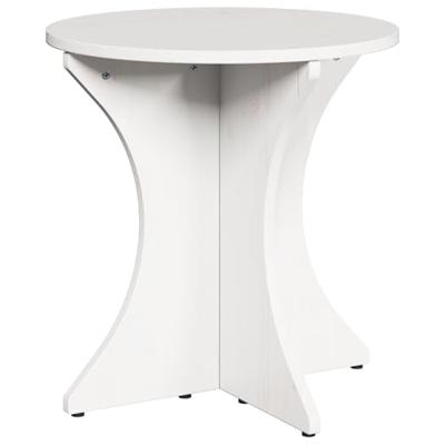 Salontafel 2 pcs Wit Massief grenenhout