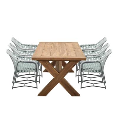 Garden Impressions Timmy tuinset 7-delig groen - Eidar tuintafel