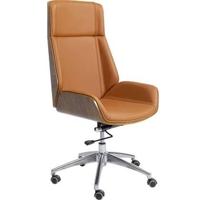 Kare Design High Bossy Bureaustoel - Cognac - thumbnail