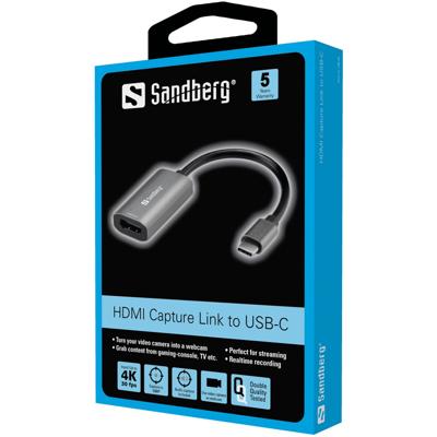 Sandberg HDMI Capture Link to USB-C