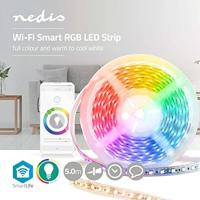 Nedis WIFILS50CRGBW Wifi Slimme Ledstrip Full Colour En Warm- Tot Koudwit 5 M - thumbnail