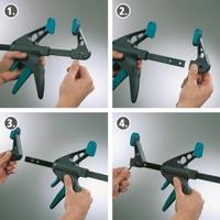 Wolfcraft 3455100 EHZ mini-eenhandklem Spanbreedte (max.):110 mm Afm. werkbereik:40 mm - thumbnail