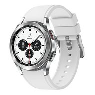 Samsung Galaxy Watch 4 Classic - 42mm & 46mm - Siliconen sportband - Wit - thumbnail
