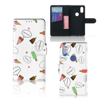 Xiaomi Mi Mix 2s | Book Cover | IJsjes | Portemonnee hoesje - thumbnail