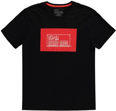 Nintendo - 8Bit Super Mario Bros World Black Men's T-shirt