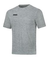 JAKO 6165K T-Shirt Base Kids - Lichtgrijs Gemeleerd - 128 - thumbnail
