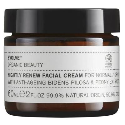 Evolve Organic Beauty Nightly Renew Facial Cream 60ml