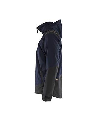 Blåkläder 4749 Softshell jack - blauw/zwart maat M