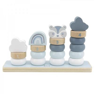 Label Label Stapelringen blauw Label Label Stapelringen blauw