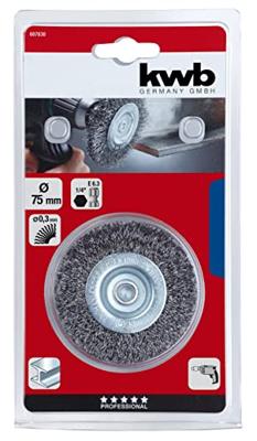 kwb Schijfborstel, dubbel dik, HSS-staaldraad, gegolfd 607830 1 stuk(s) kwb Schijfborstel, dubbel dik, HSS-staaldraad, gegolfd 607830 1 stuk(s)