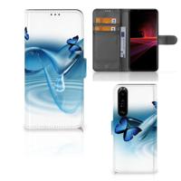 Sony Xperia 1 III | Telefoonhoesje | Met pasjeshouder | Vlinders - thumbnail