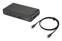 ASUS Triple Display USB-C Dock Duo DC301 Bedraad Zwart - thumbnail