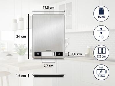 Soehnle 61509 Page Profi 200 Keukenweegschaal RVS