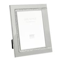 Deknudt Metalen fotokader met glanzend zilver en met een accent in mat zilver 13x18 S57MJ1 - thumbnail