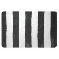 Badmat Sealskin Linje Polyester 90x60 cm Grijs - thumbnail