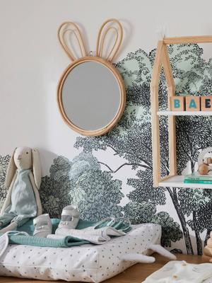 Rotan spiegel Konijn rotan