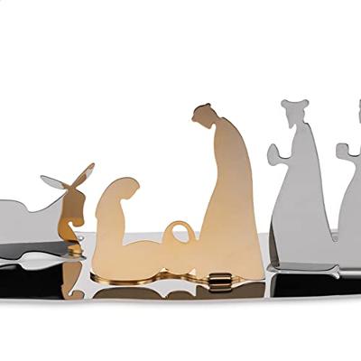 Alessi BARK for Christmas Sfeerlichtje Kerststal RVS