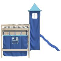 Gordijnen voor hoogslaper met toren polyester blauw - thumbnail