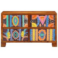 Schoenenkast Bruin 90 x 35 x 55 cm Massief acaciahout - thumbnail