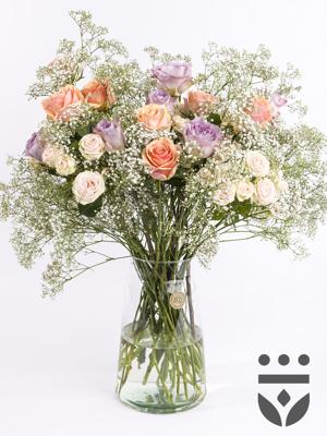 Pastel plus centerpiece - Zilver | Large Pastel plus centerpiece - Zilver | Large